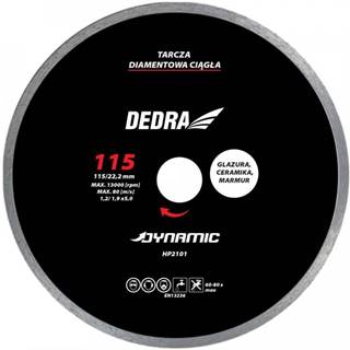 Dedra  Diamantový rezný kotúč 180/22, 2mm Dynamic - HP2104 značky Dedra