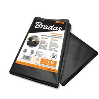 Bradas  Textília netkaná 50g 1, 6x5m čierna AWB5016005 (45550) značky Bradas