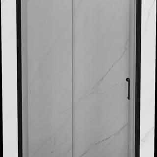 Mexen  APIA sprchové posuvné dvere do otvoru 125 cm,  čierna,  845-125-000-70-00 značky Mexen