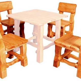 eoshop  Záhradná stolička MO213 (MO100),  jelša masív (Farba dreva: Rustikal) značky eoshop