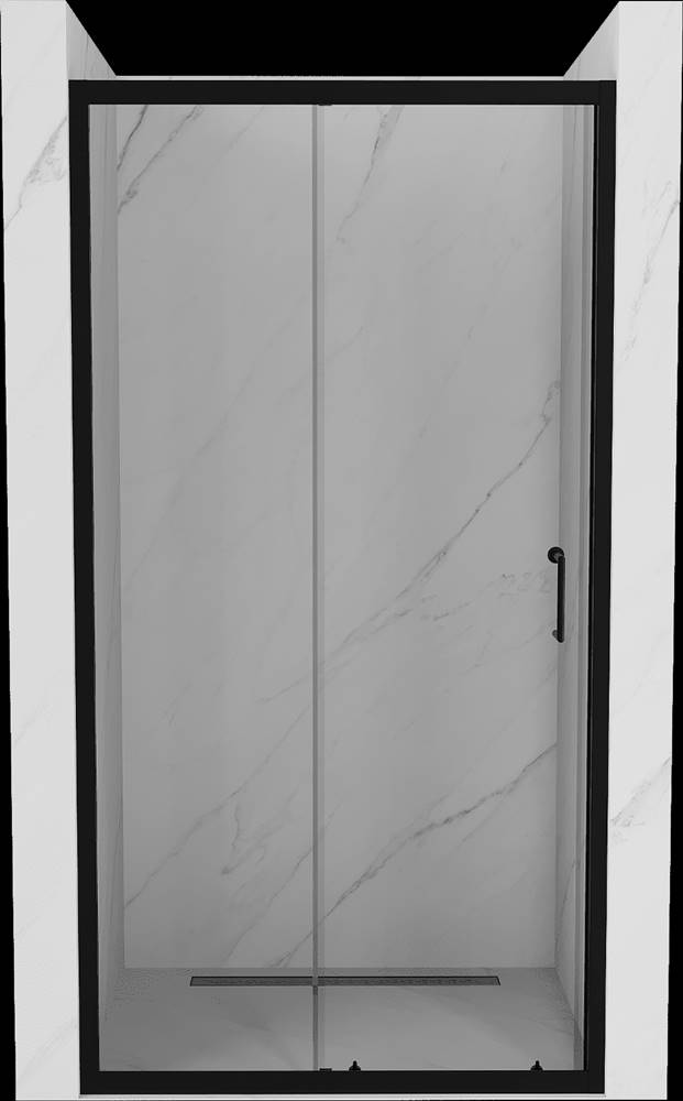 Mexen  Sprchové dvere Apia 100cm čierne značky Mexen