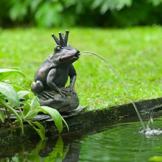 Vidaxl Ubbink Záhradná fontána v tvare žaby
