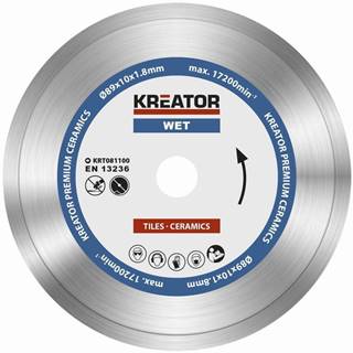 Kreator KRT081100 - Diamantový kotúč celoobvodový 89mm PREMIUM