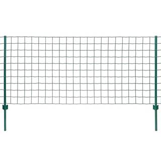 Vidaxl Euro plot,  oceľ 20x1, 2 m,  zelený