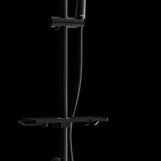 Mexen sprchový set X67 s hornou hlavicou 230 mm,  čierna,  798676791-70