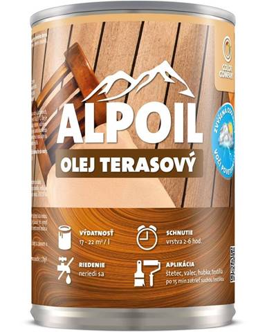Color Company Alpoil olej terasový 0, 5L - impregnačný olej na terasy a drevo