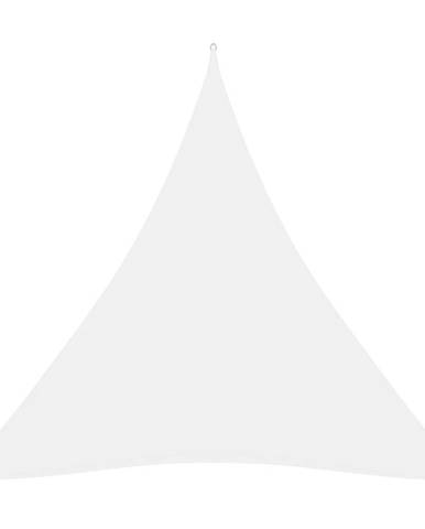 Vidaxl Tieniaca plachta oxfordská látka trojuholníková 4, 5x4, 5x4, 5 m biela