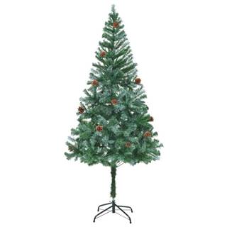 Vidaxl  Umelý vianočný stromček so šiškami 180 cm značky Vidaxl
