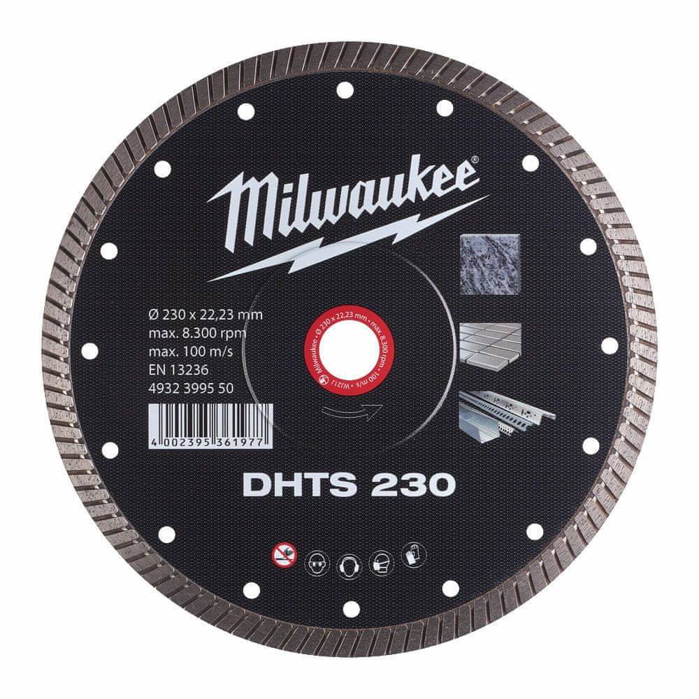 Milwaukee  MILWAUKEE Diamantový kotúč DHTS 230 × 22, 2 mm značky Milwaukee