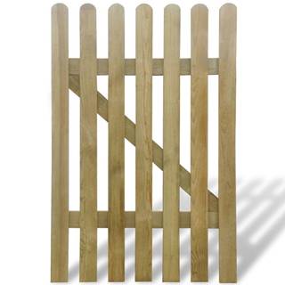 Vidaxl Záhradná brána,  drevo 100x150 cm