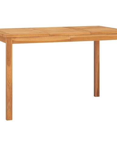 Vidaxl Záhradný jedálenský stôl 120x70x77 cm tíkový masív