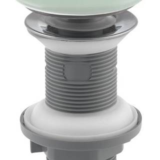 ISVEA Umývadlová výpusť 5/4“,  click-clack,  keramická zátka,  hr.20-70mm,  matná zelená mint - Isvea