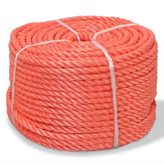 Vidaxl  Pletené lano polypropylénové 10 mm 500 m oranžové značky Vidaxl