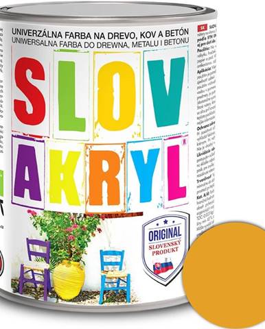 SLOVLAK Slovakryl 0660 0, 75kg - oker